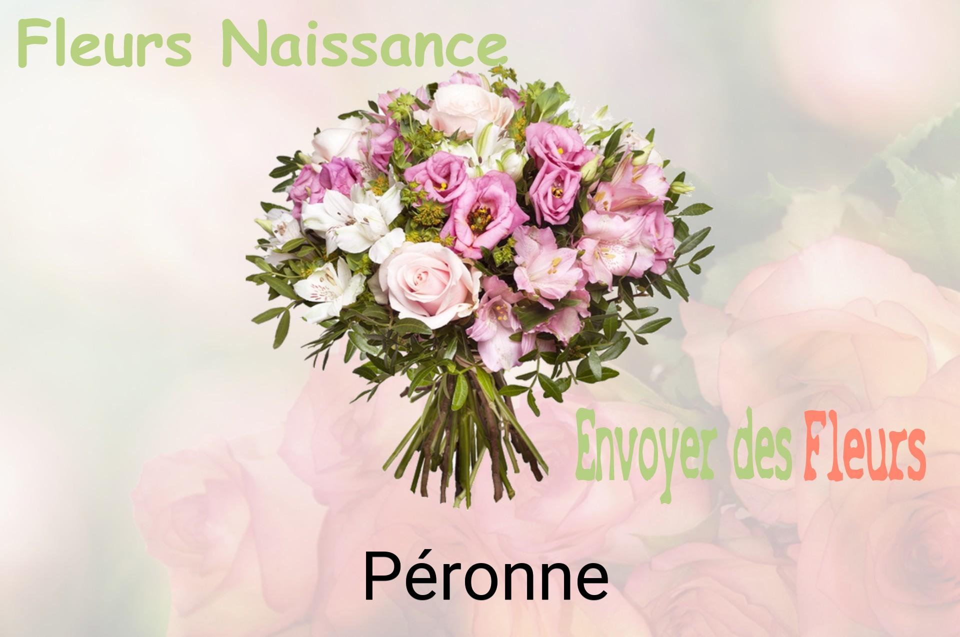 Bouquet de fleurs de naissance livré à Péronne